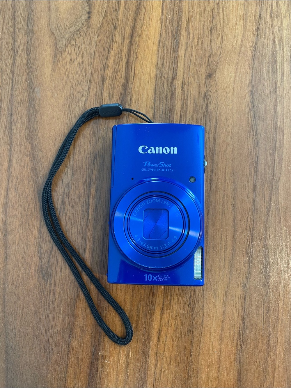 Canon PowerShot ELPH 190 IS Compact Digital Camera - Blue